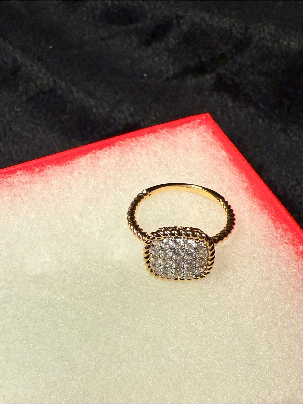 Fashion Gold Ring Size 6